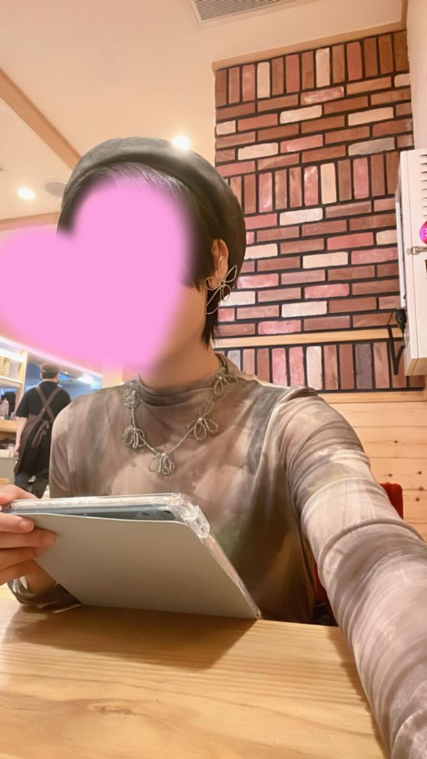 金屬線條簡約大花朵 