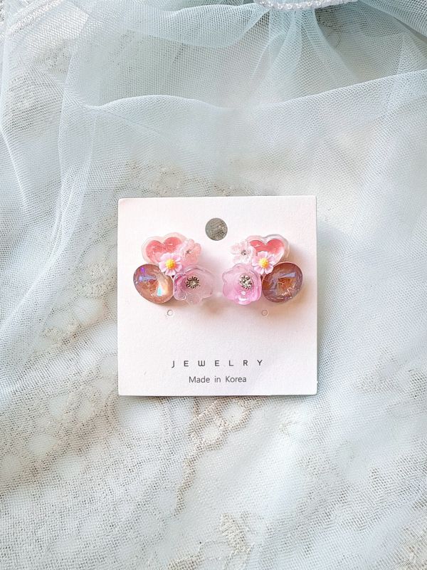 蜜糖感精緻手工耳環 