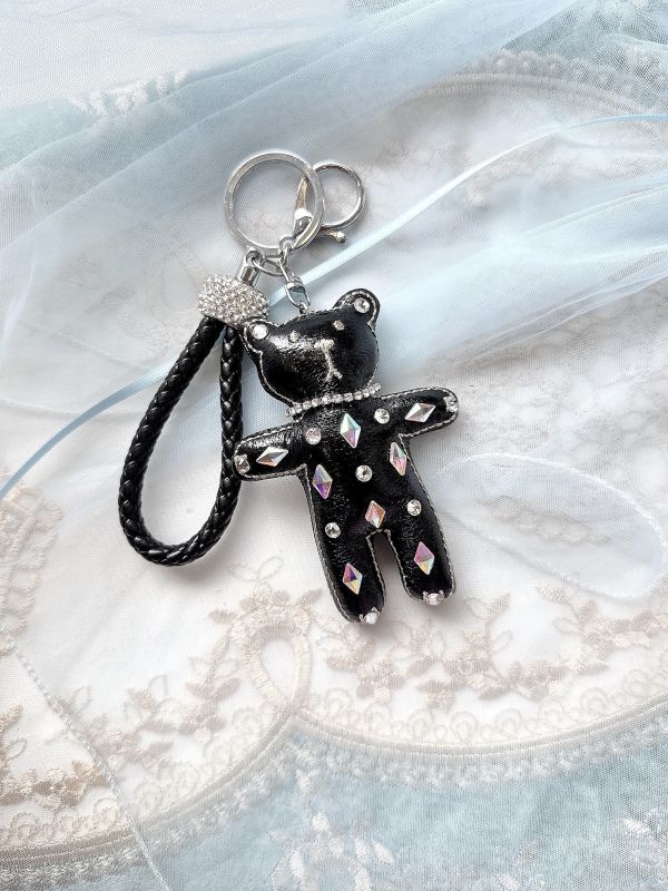 AB彩鑽華麗貴氣小熊男孩吊飾掛墜 