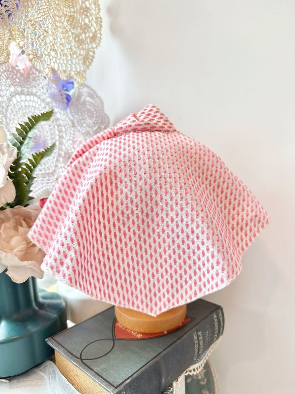 打結式仿帽立體棉造型日系髮圈 