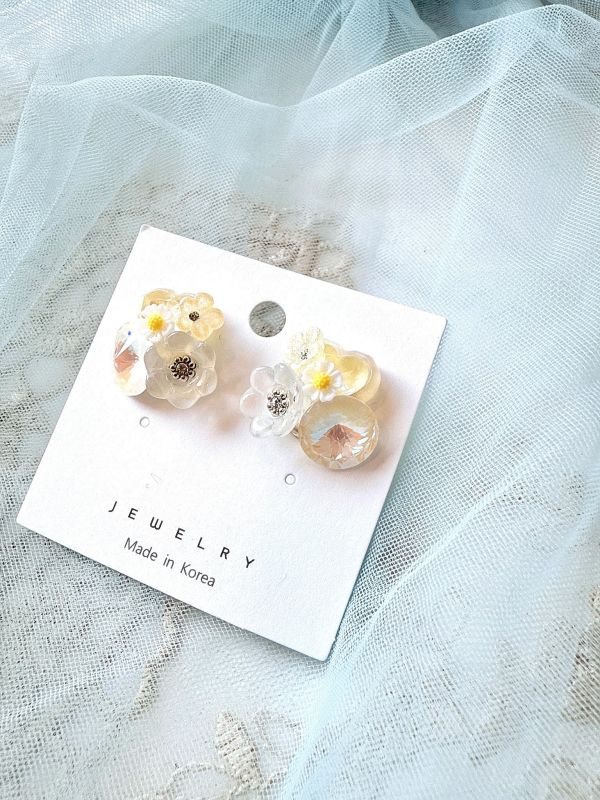 蜜糖感精緻手工耳環 