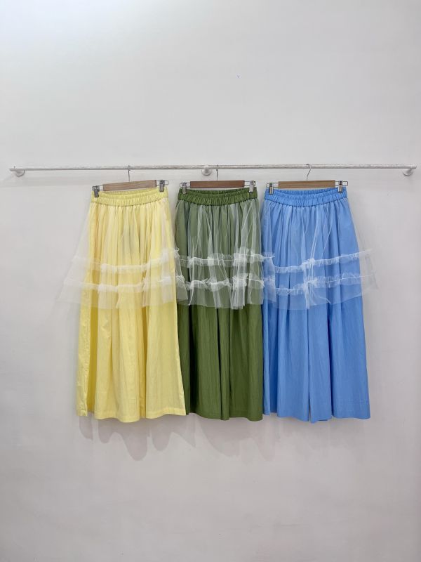 A03 仙氣飄飄腰簾寬褲 