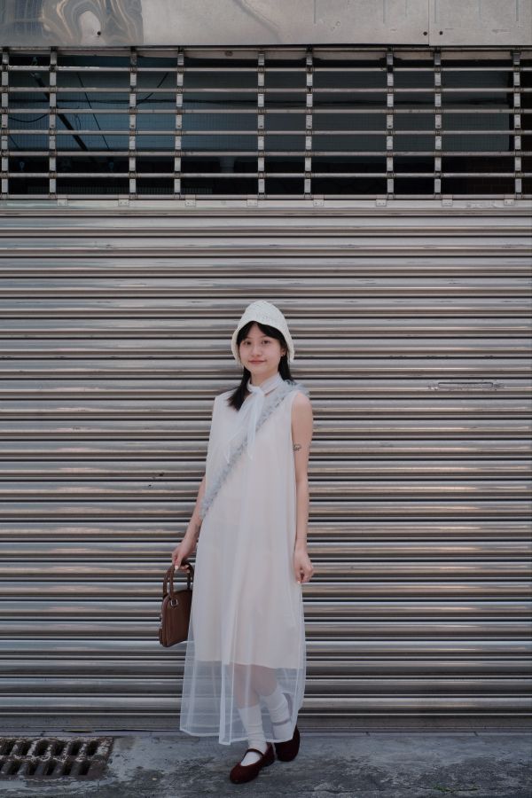 仙女背心裙（付絲巾 