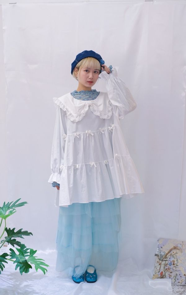 六色蛋糕飄飄紗裙 