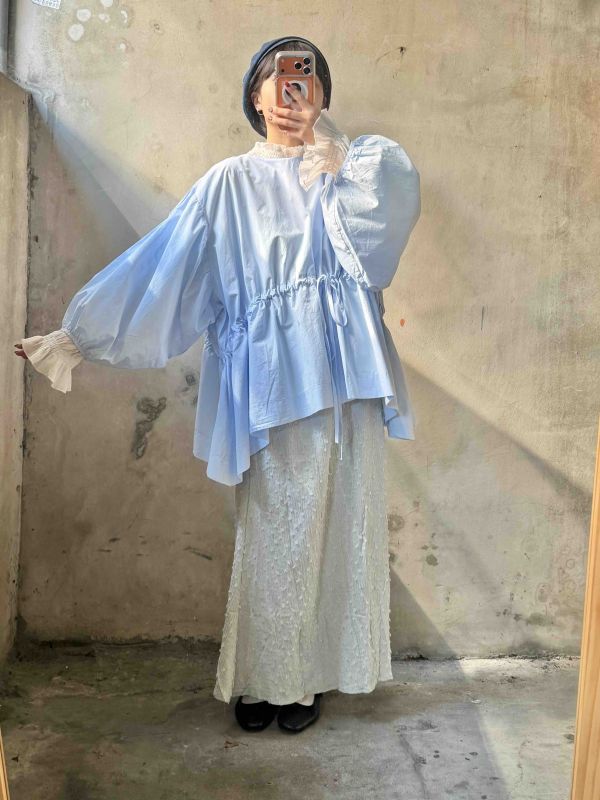 設計款縮腰上衣 