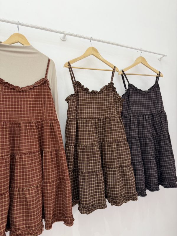 自留款 瑪奇朵格紋背心 