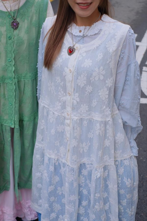 森林漫步長背心 