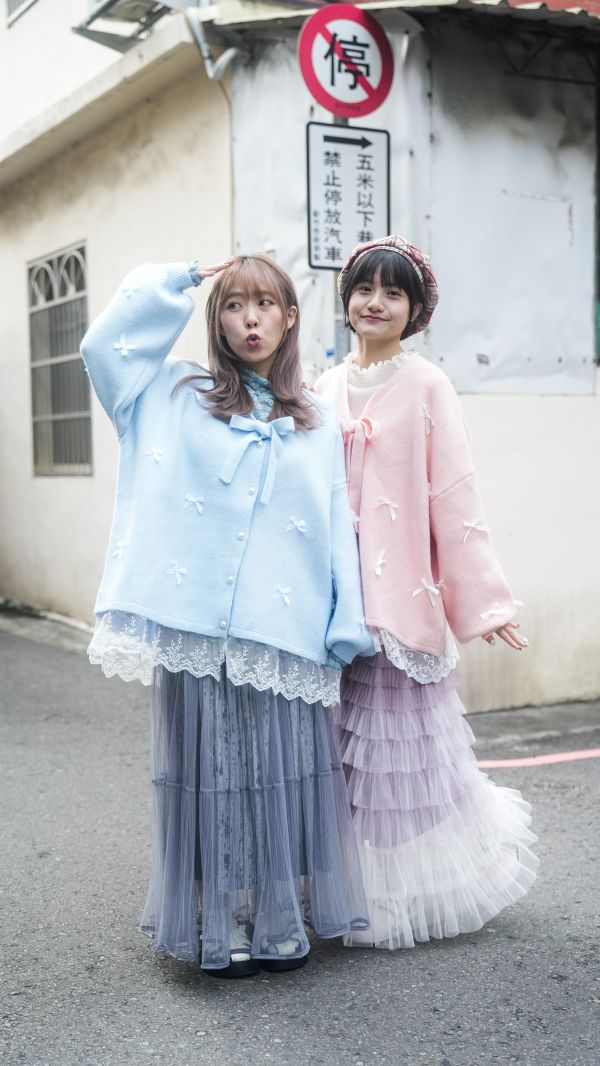 仙女下凡蝴蝶結毛衣 