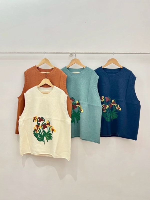 快樂花園毛背心 