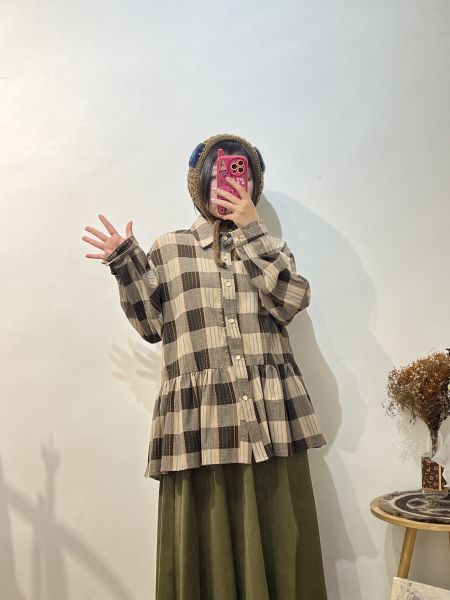 A04甜美復古襯衫 