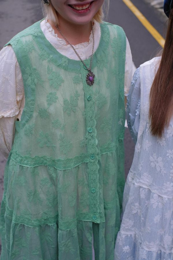 森林漫步長背心 