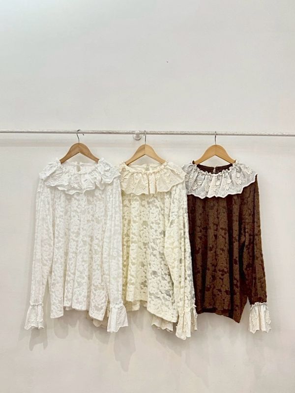 氣質蕾絲毛毛上衣 