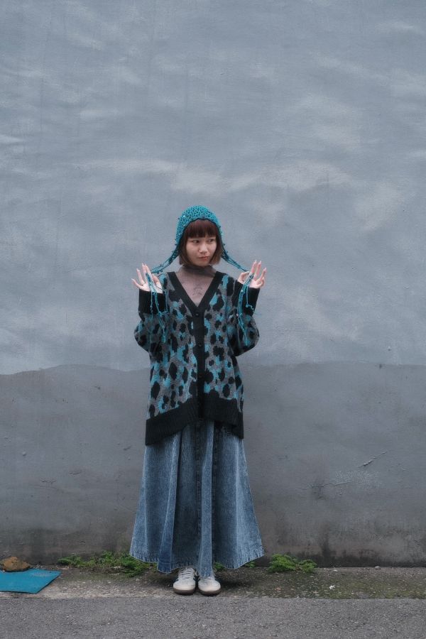 牛仔A字裙 