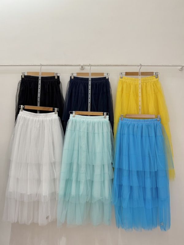 六色蛋糕飄飄紗裙 