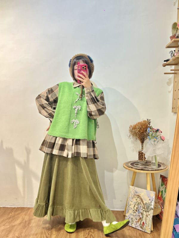 A04甜美復古襯衫 