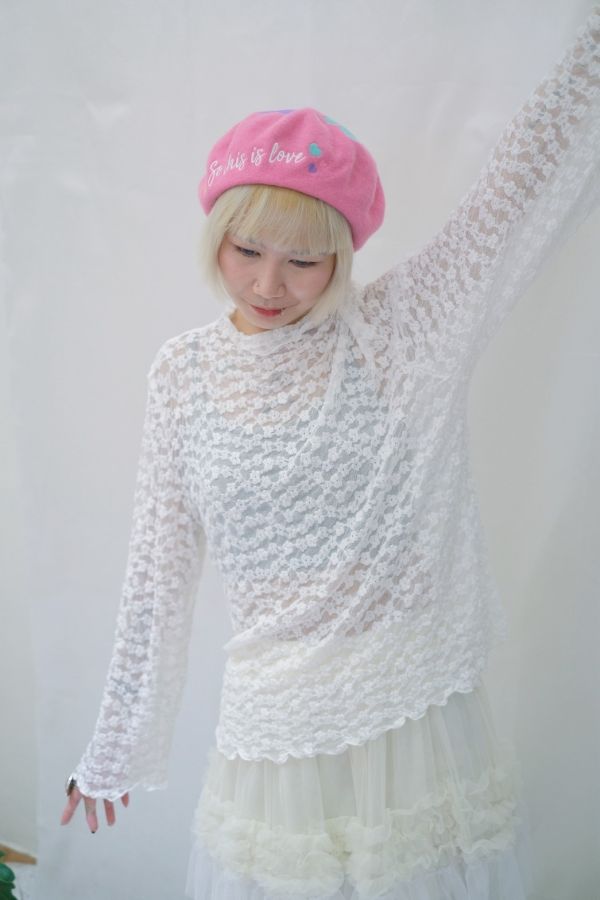 雪花飄落內搭上衣 