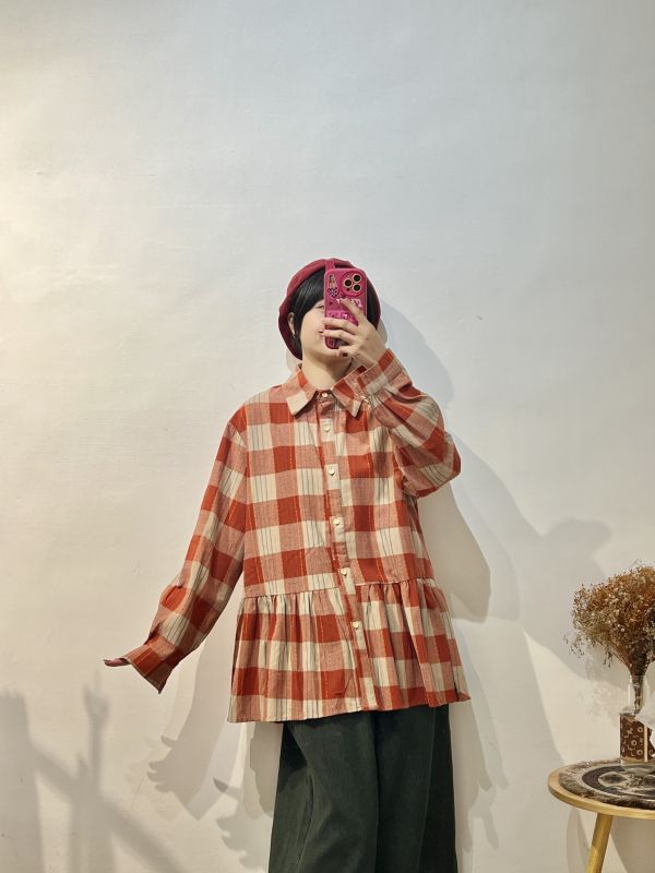 A04甜美復古襯衫 