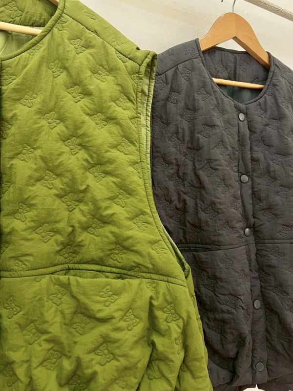 蝴蝶結衍縫背心 