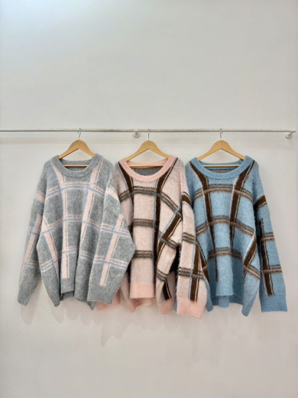 粉嫩系少女毛衣 