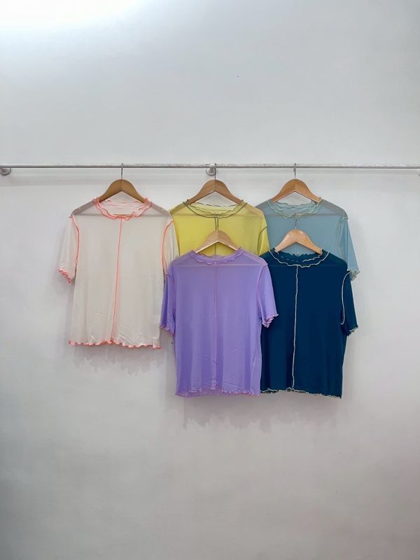 跳色滾邊彈彈透膚 