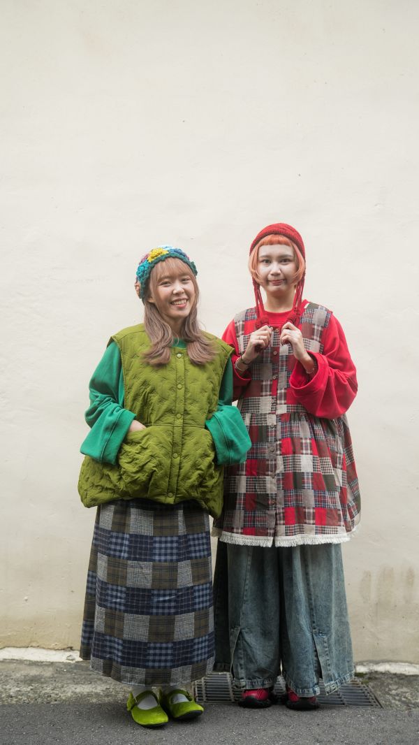 蝴蝶結衍縫背心 