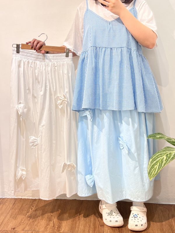 大蝴蝶結裙 