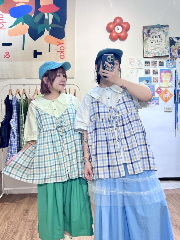 A12 春天小花上衣 