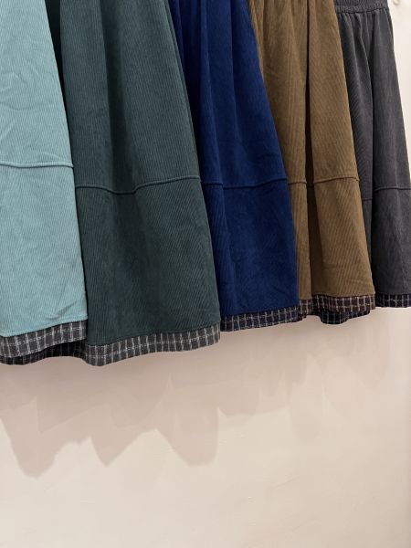 A09暖呼呼加絨長裙 