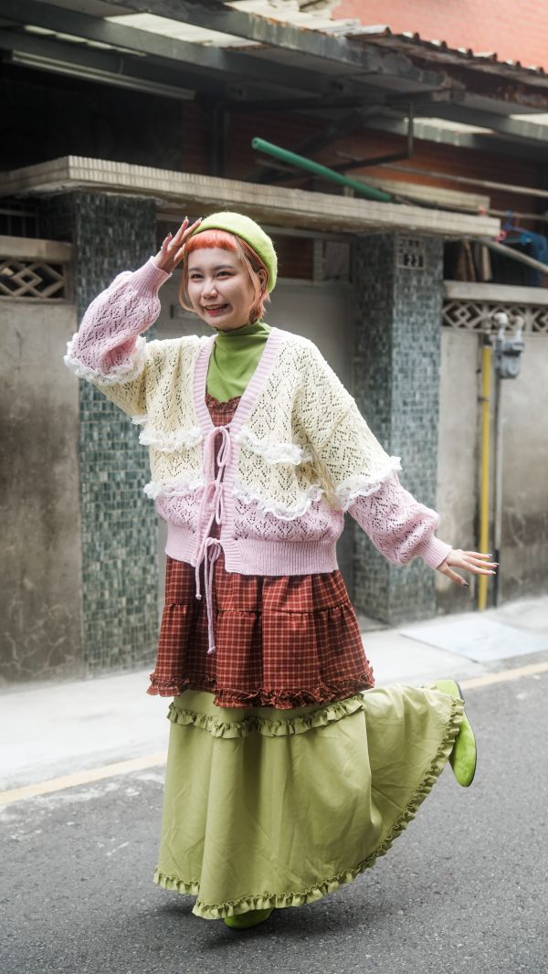 自留款 瑪奇朵格紋背心 