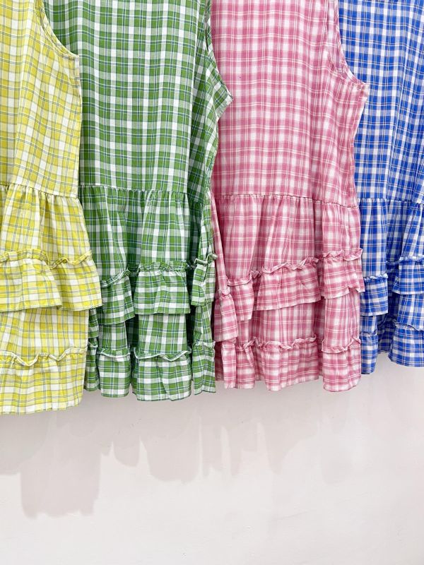 A06 彩虹公主格紋背心 