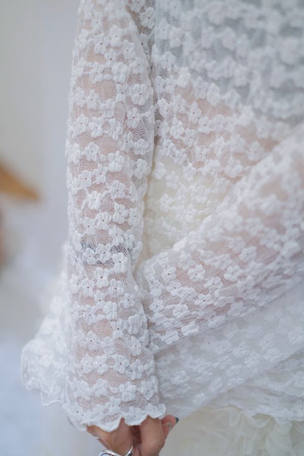 雪花飄落內搭上衣 