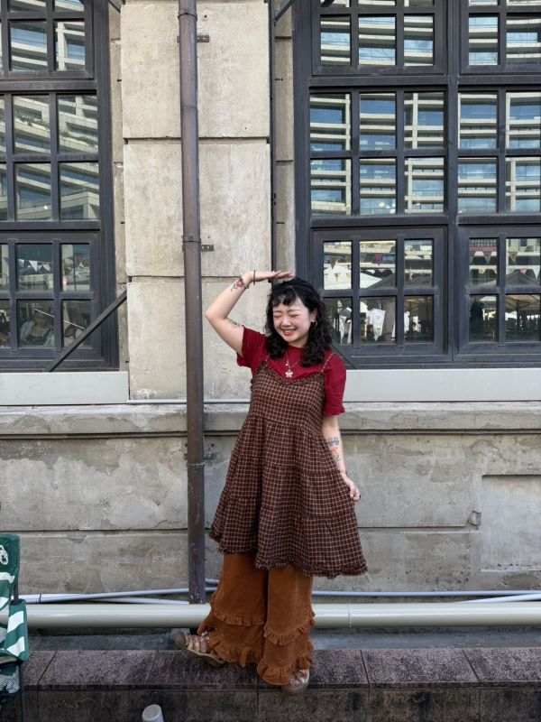 自留款 瑪奇朵格紋背心 