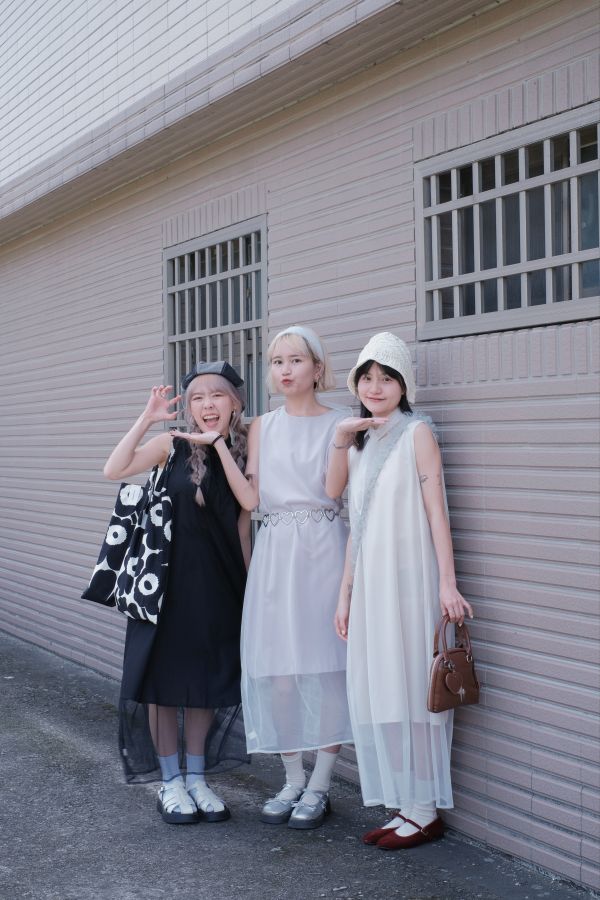 仙女背心裙（付絲巾 