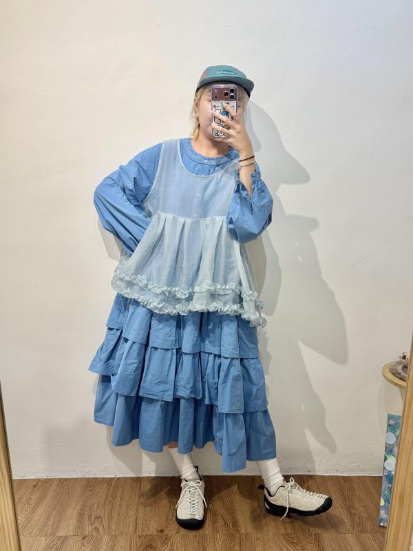 精靈仙子荷葉背心 