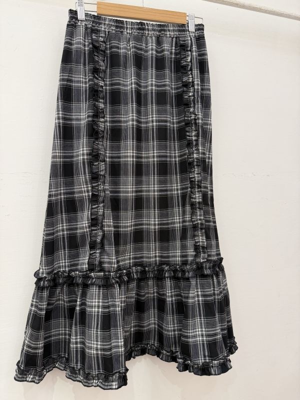 A17公主風格紋裙 