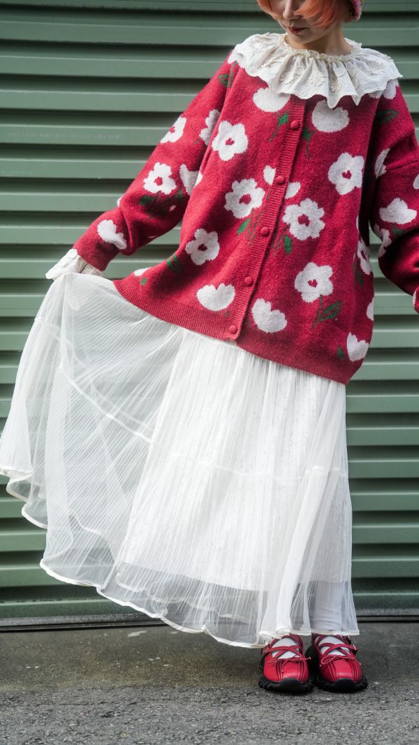 A01花花精靈毛衣 