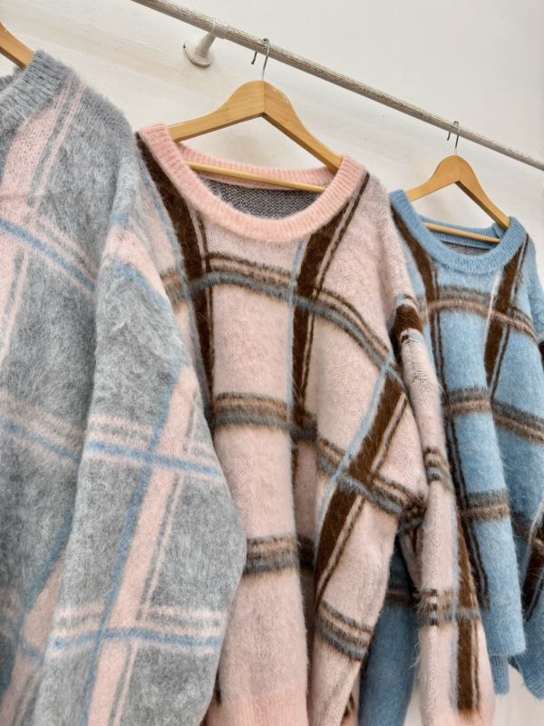 粉嫩系少女毛衣 