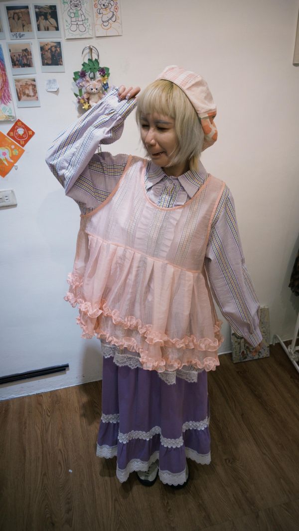 精靈仙子荷葉背心 