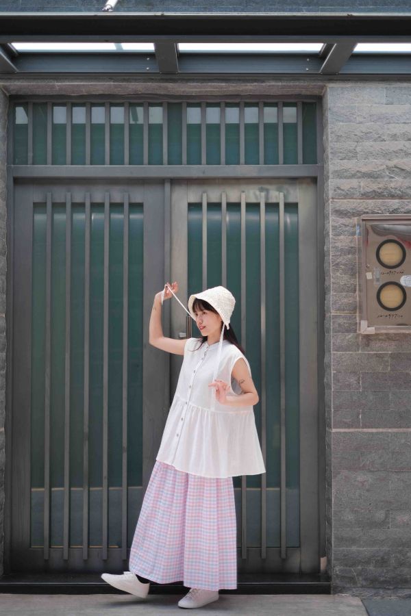 舒服棉麻圓領背心 