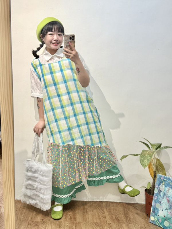 泡泡糖背心裙 