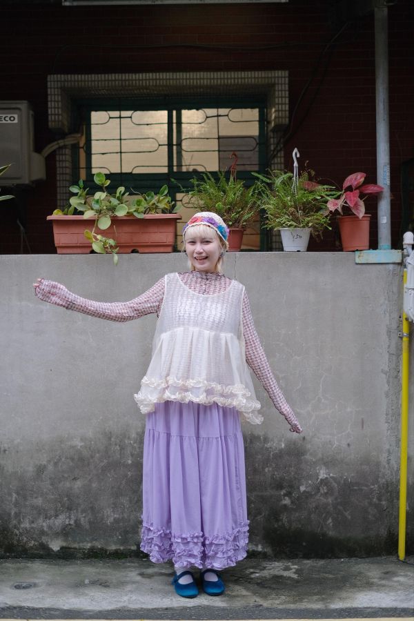 B62可愛寶貝荷葉裙 