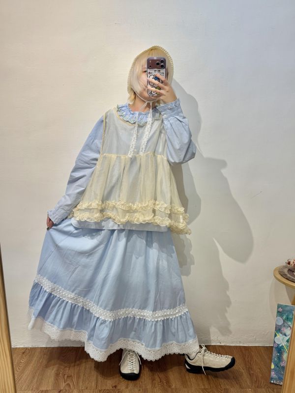 精靈仙子荷葉背心 