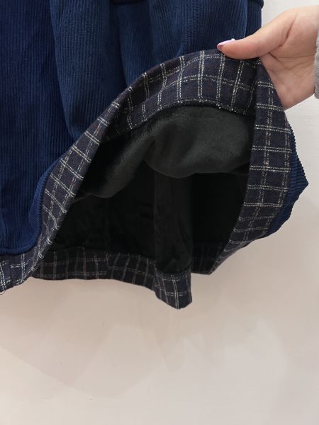 A09暖呼呼加絨長裙 