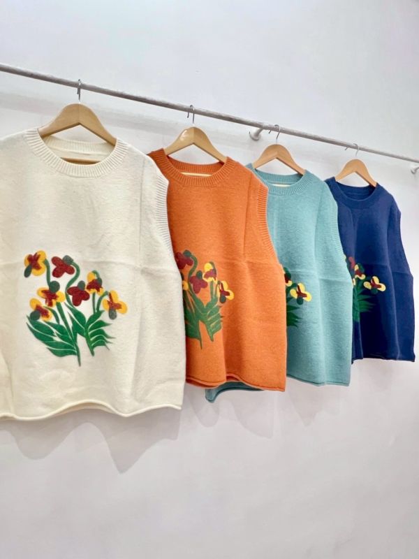 快樂花園毛背心 