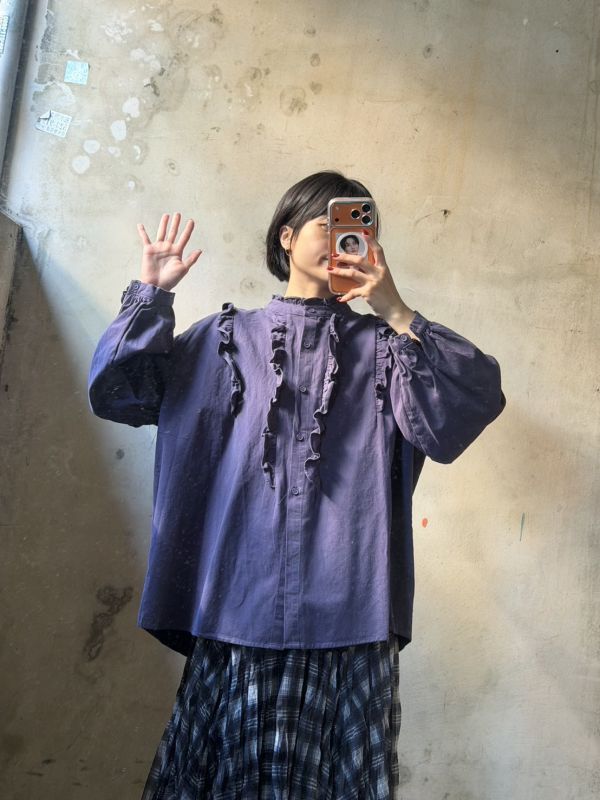 氣質少女荷葉上衣 