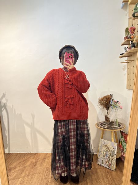 A14甜酷風抽繩裙 