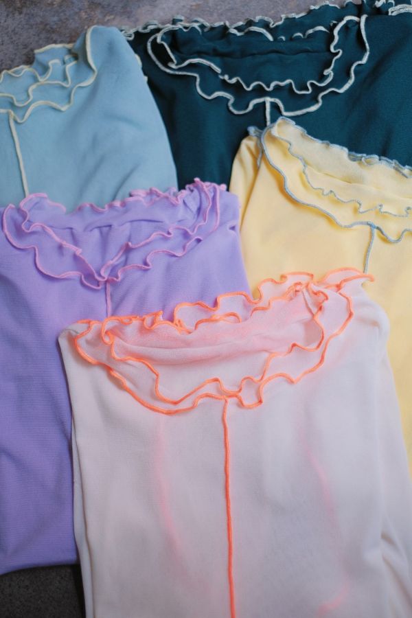 跳色滾邊彈彈透膚 