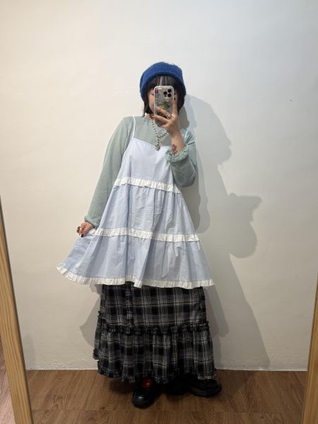 春日微風荷葉背心 