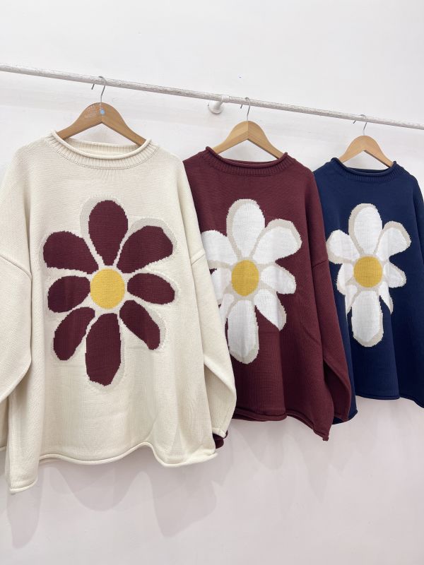 A15太陽花針織上衣 