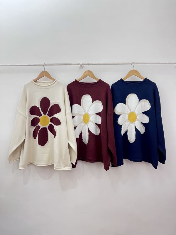 A15太陽花針織上衣 